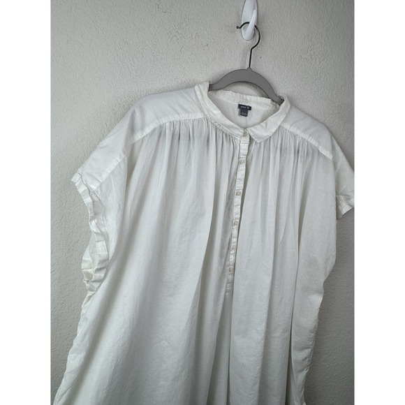 Aerie Women's XXL Oversized Button Front Top Tunic Blouse Peasant Cottagecore - Picture 2 of 5